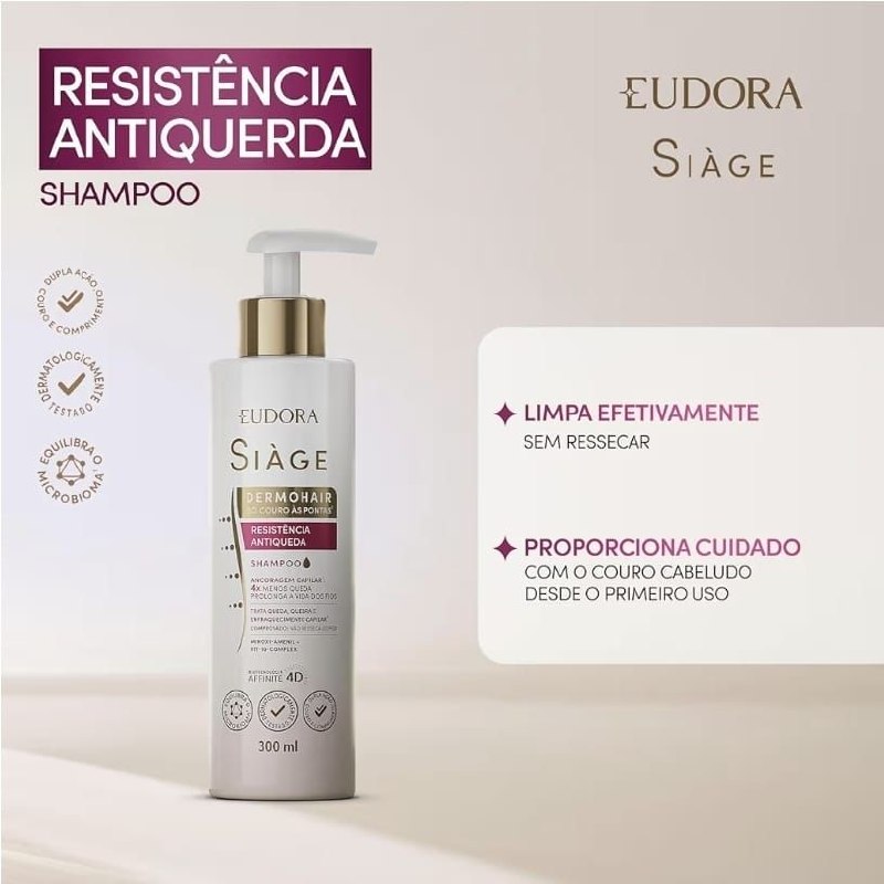 SIAGE SHAMPOO RESISTENCIA ANTIQUEDA 300ml