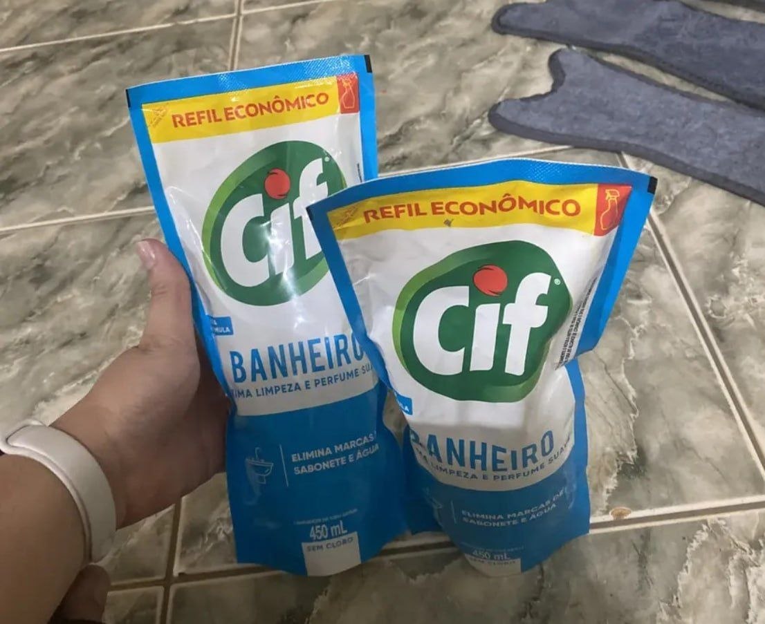 Refil Limpador Especialista Cif Banheiro Sem Cloro 450ml