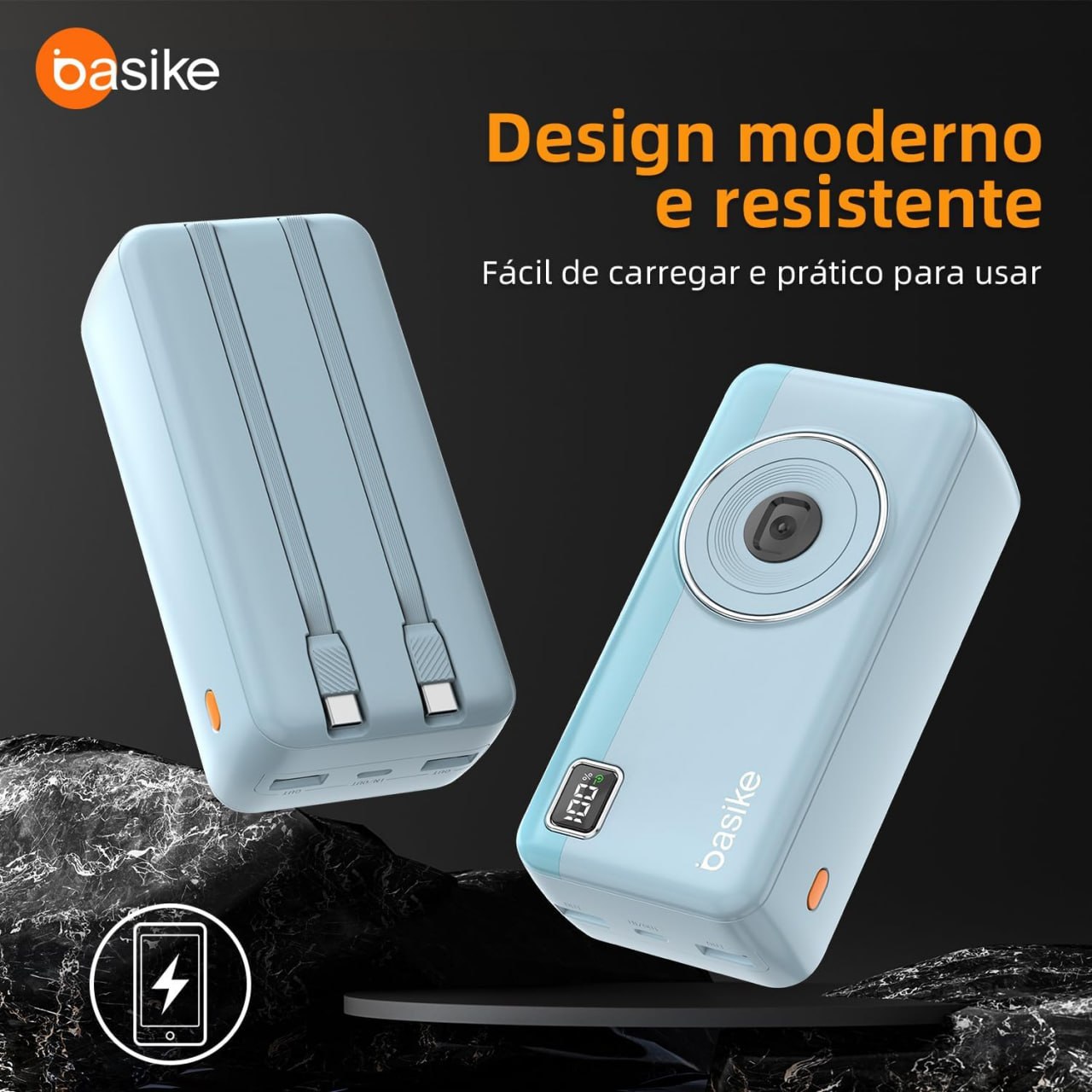 🔋 30MIL MAH CARREGA CELULAR 10 VEZES