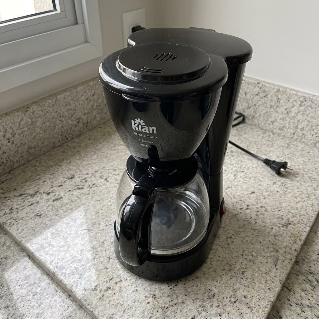 Cafeteira Elétrica Cf-102 Kian 18 Xícaras 650w Cor Preto 127v