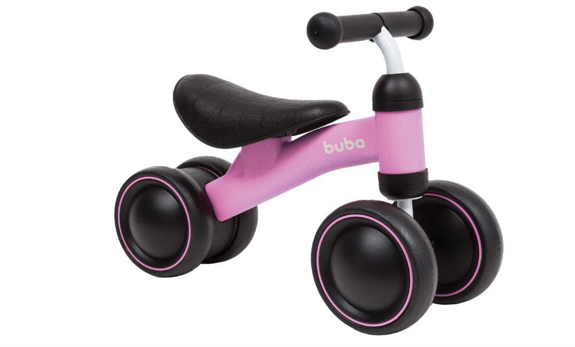 🫧 Buba Bicicleta De Equilibrio - 4 Rodas Buba Rosa