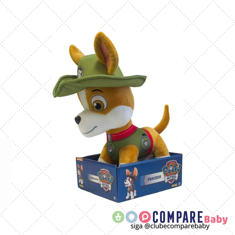 😍 Patrulha Canina - Pelúcia Tracker Sunny 12"
