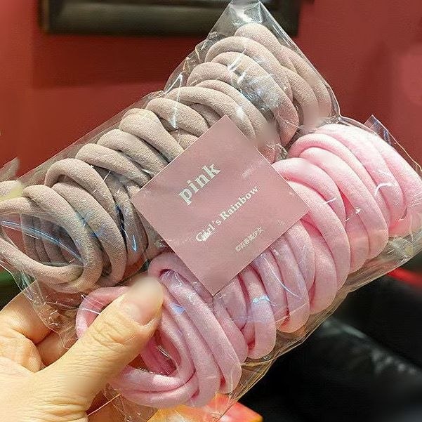 - kit 50  Elástico de MEIKE1 Cabelo  Criança Adulto Rabicó 50 Unidades