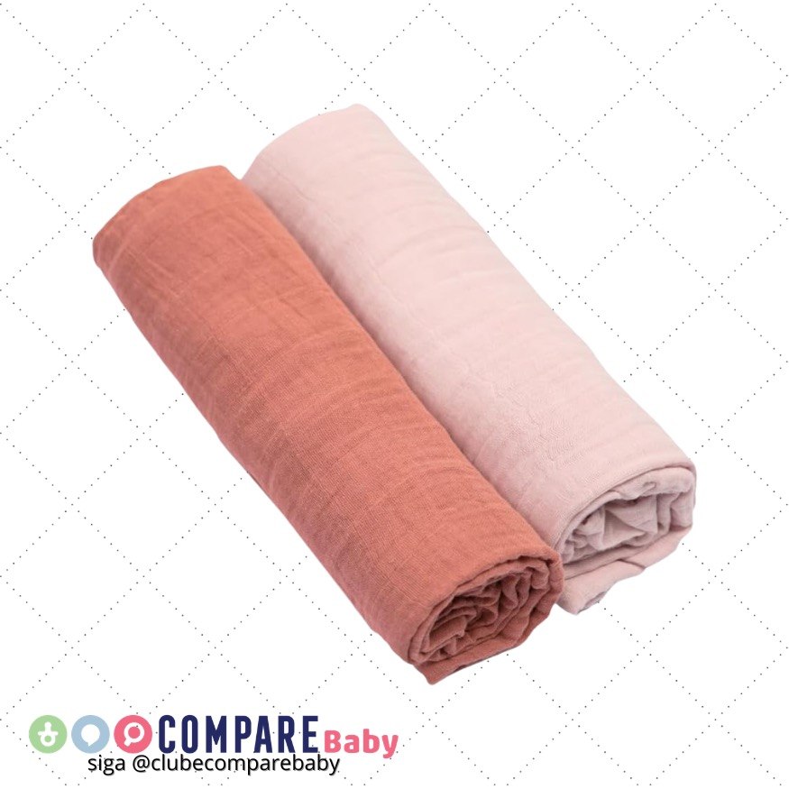 😍 Cueiro Soft Premium Papi Baby Tinto 1,20M X 1,20M 02 Unidades