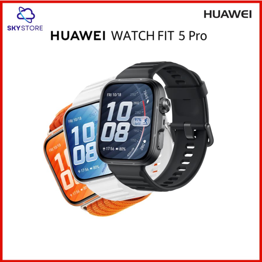 ⌚️HUAWEI WATCH FIT 5 Pro, Smartwatch Relogio, Tela FullView AMOLED de 1,92", Mini Treino,