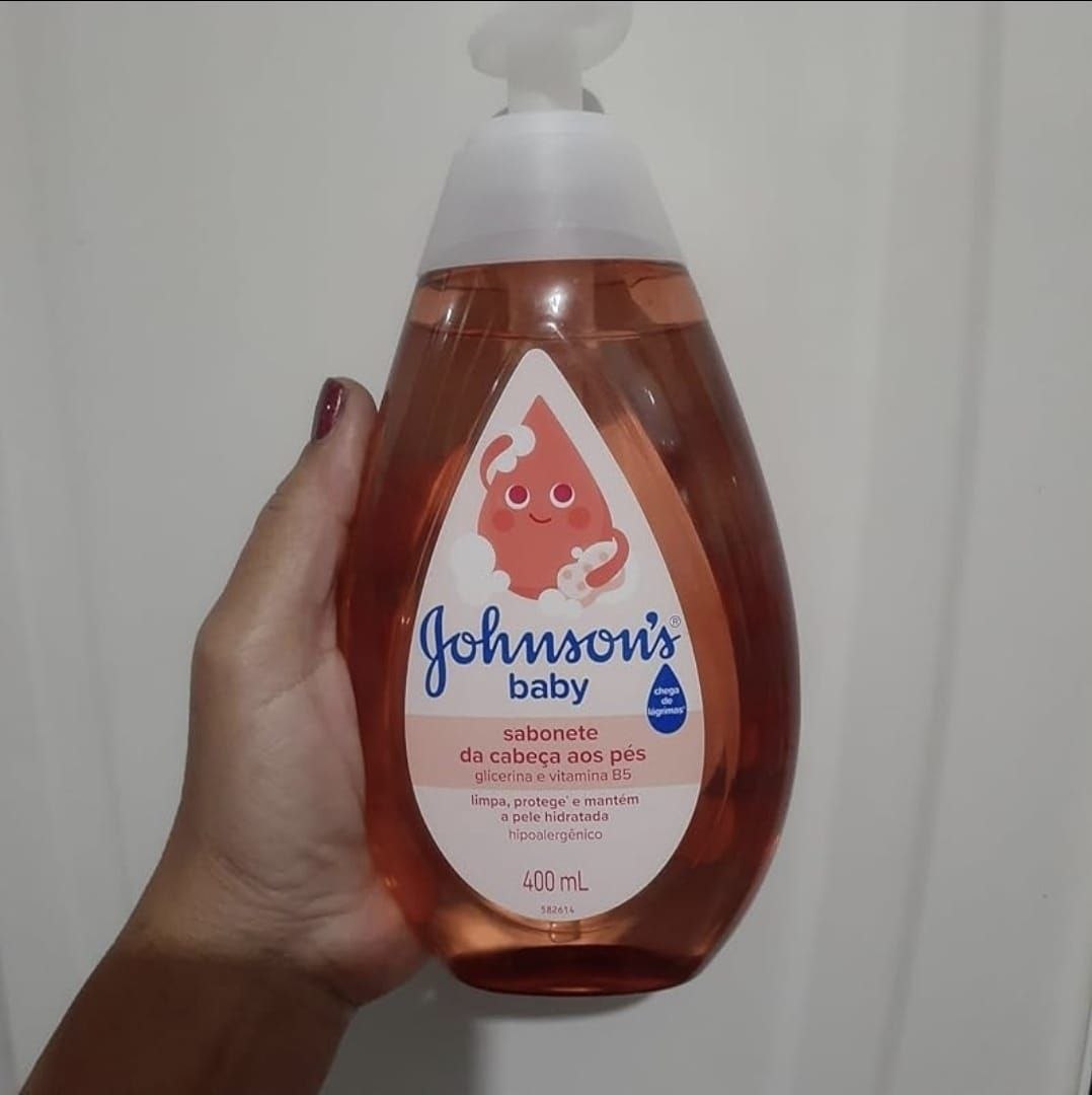 Sabonete Líquido de Glicerina Infantil Johnson's Baby Da Cabeça aos Pés 400ml