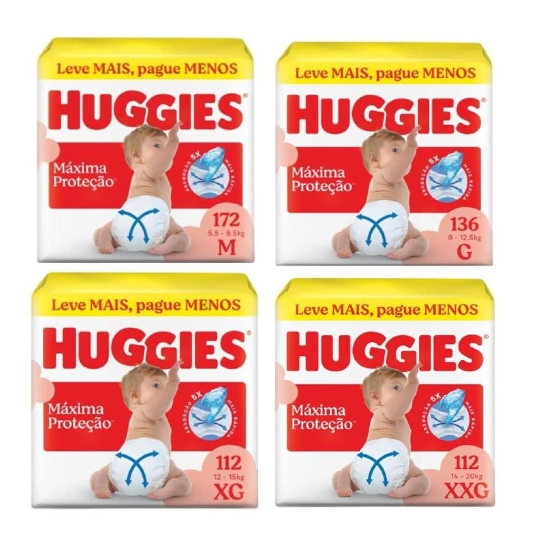 Fralda Huggies Supreme Care