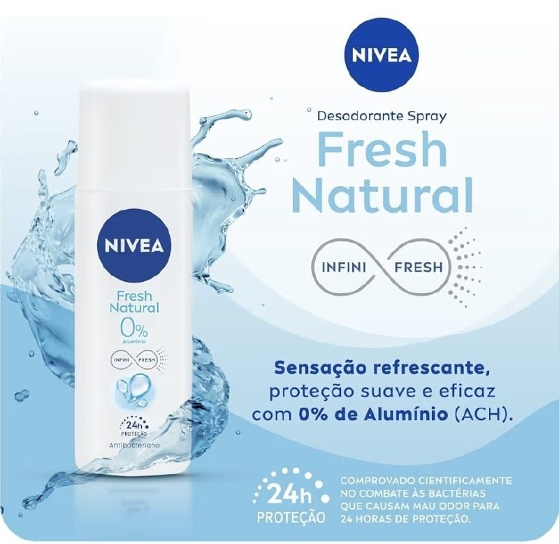 NIVEA Desodorante Spray Fresh Natural 90ml