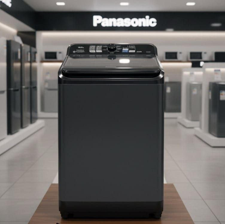 😱 EXCLUSIVO PARA ASSINANTES PRIME Máquina de Lavar Panasonic 15kg, Titânio, 127v | NA-F15