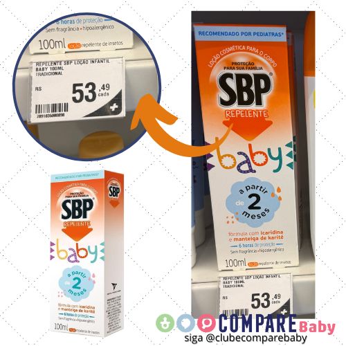 😍 Repelente Corporal Infantil SBP Baby Spray, SBP
