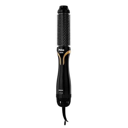 🛍️ Philco Escova Secadora Bivolt 1300W Íons Tourmaline PES33A Tecnologia Íon Tourmaline
