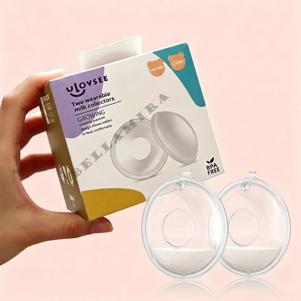 🛍️ 2 Pçs  Concha Coletora De Leite Materno Acessorio Amamentação Par Discos de amamentaçã