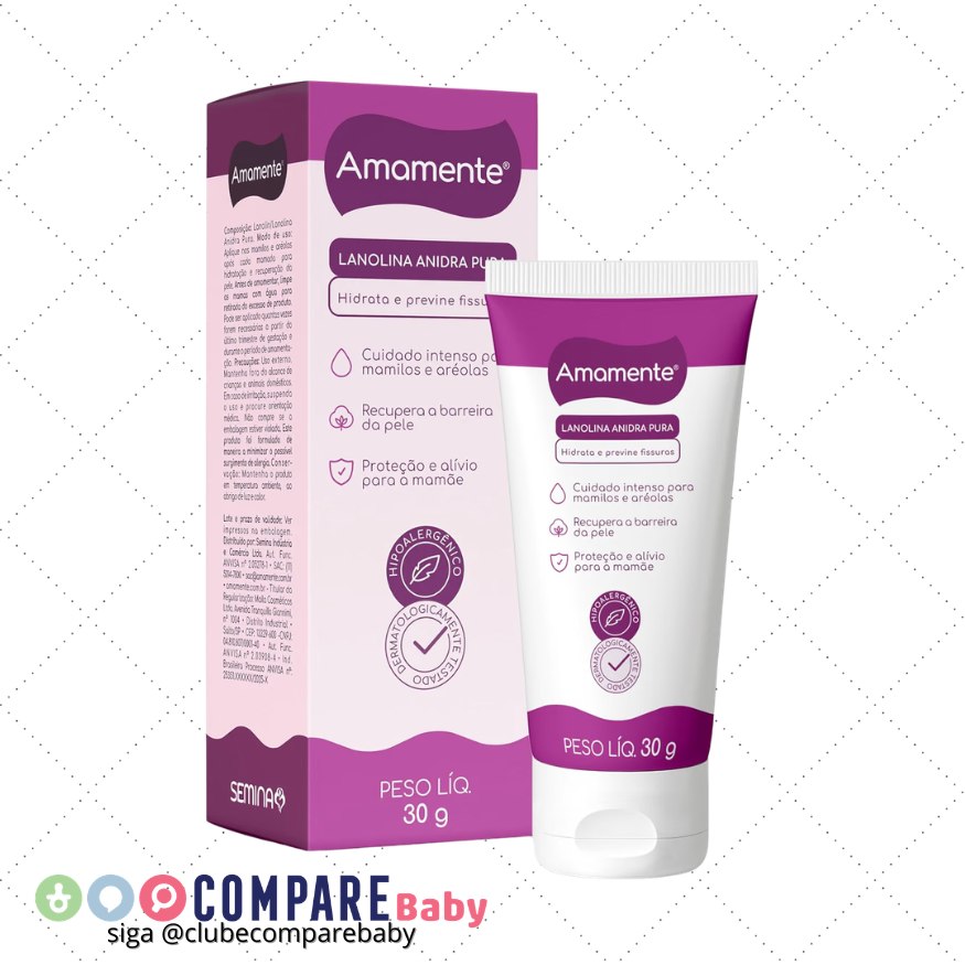 😍 Lanolina Anidra Pura Amamente 30G