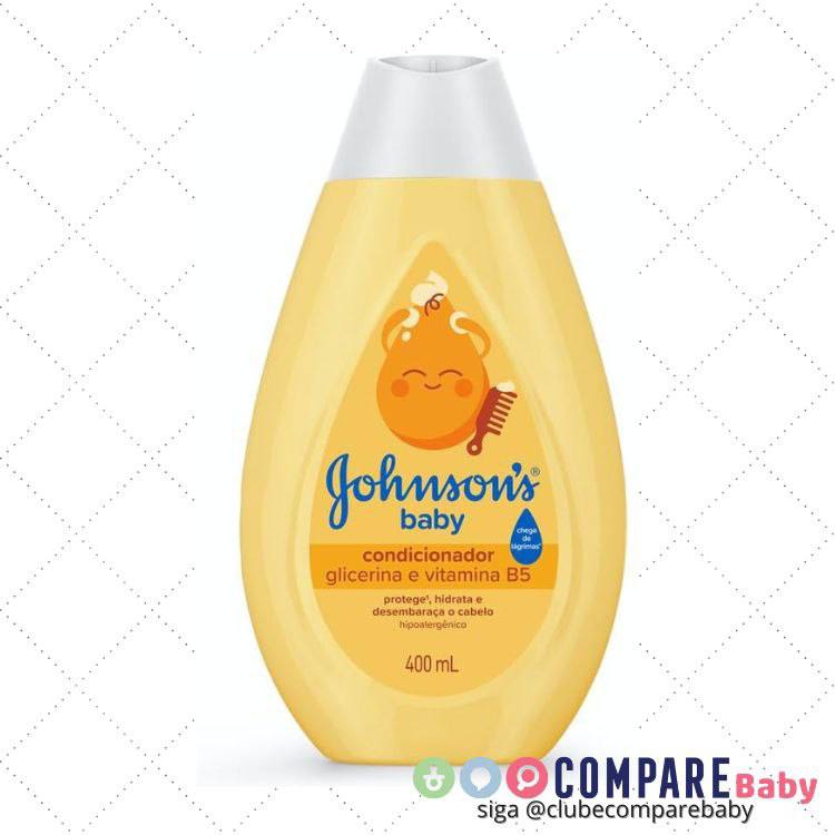 😍 Condicionador Infantil Johnson's Baby Regular 400 ml