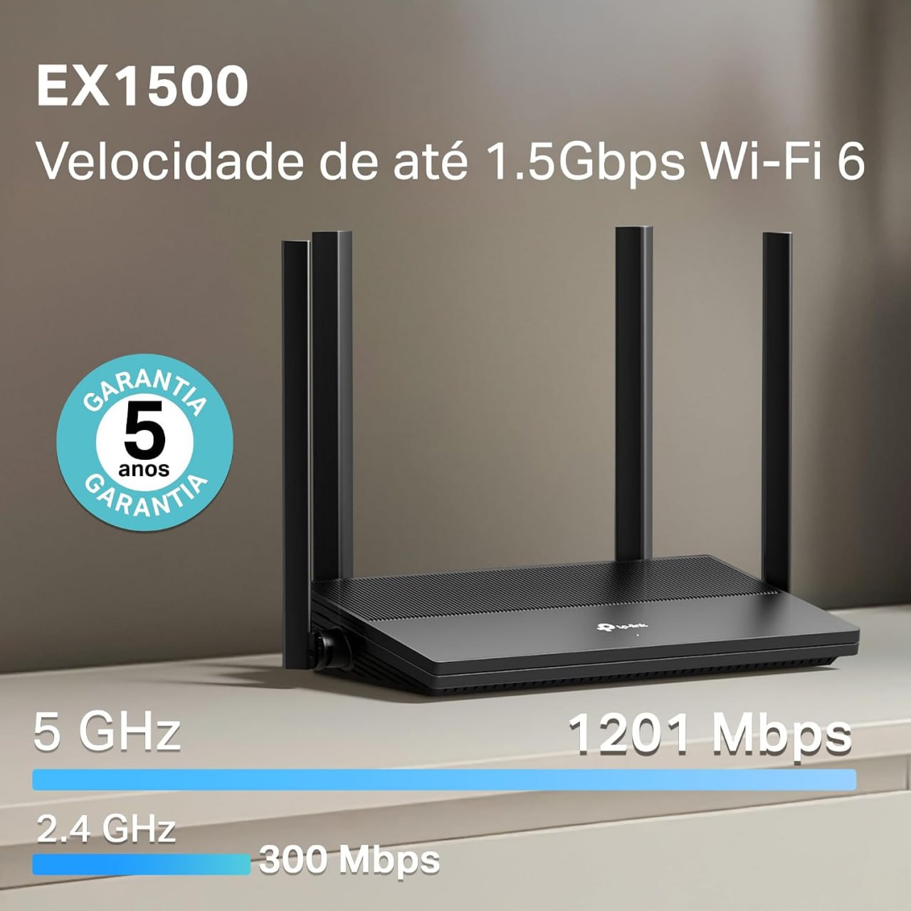 📶 WIFI QUE ALCANÇA TODO O APARTAMENTO