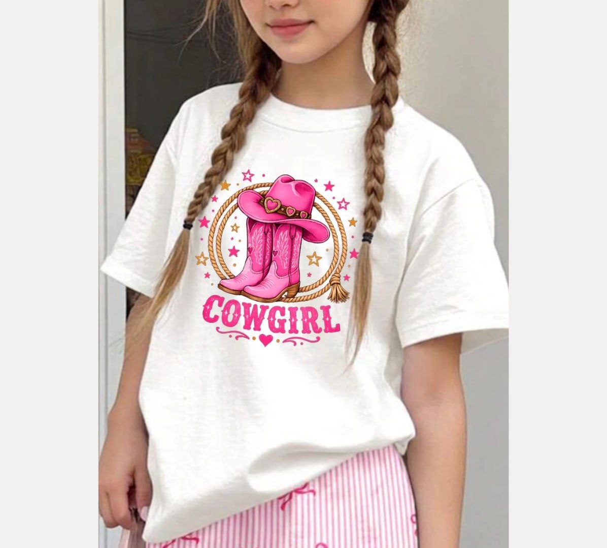Camiseta Infantil Country (Tam. 2 a 16, Diversas cores)