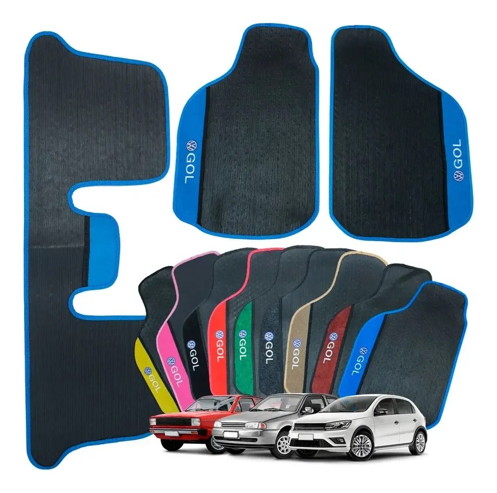 🔥 Tapete Personalizado 3 Peças Gol Quadrado G2 G3 G4 G5 G6 G7