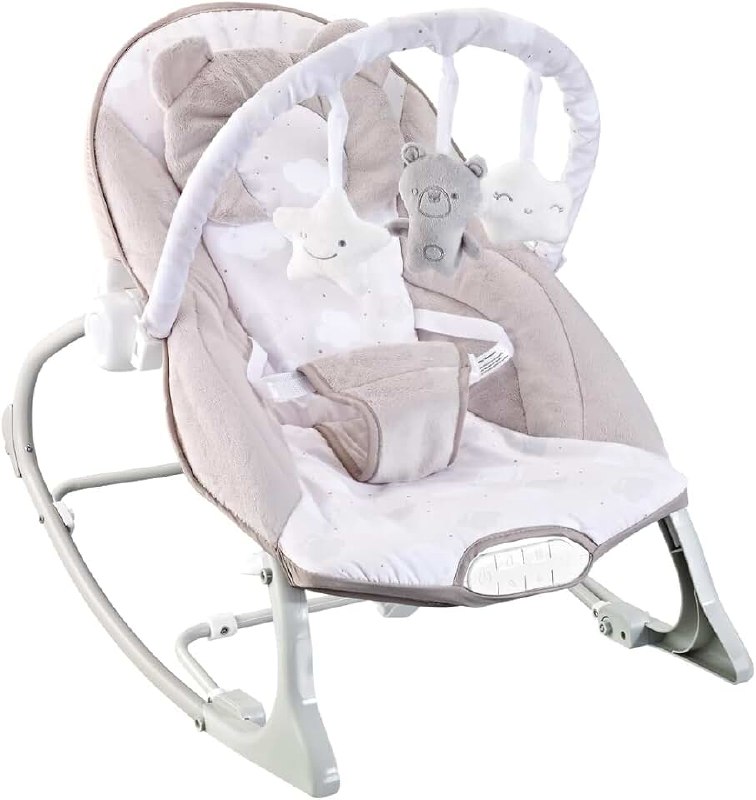 🛍️ Cadeira de Descanso Bebê Musical Polar Bege 18kgs Maxi Baby