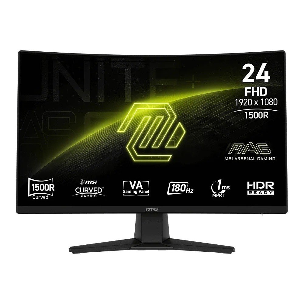🛍️ Monitor Gamer MSI MAG 242C, 23.6'', Full HD, 180Hz - 9S6-3BC31T-004