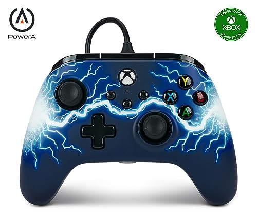 🛍️ Controle com fio - Power A - para XBOX Série X | S - Raios
