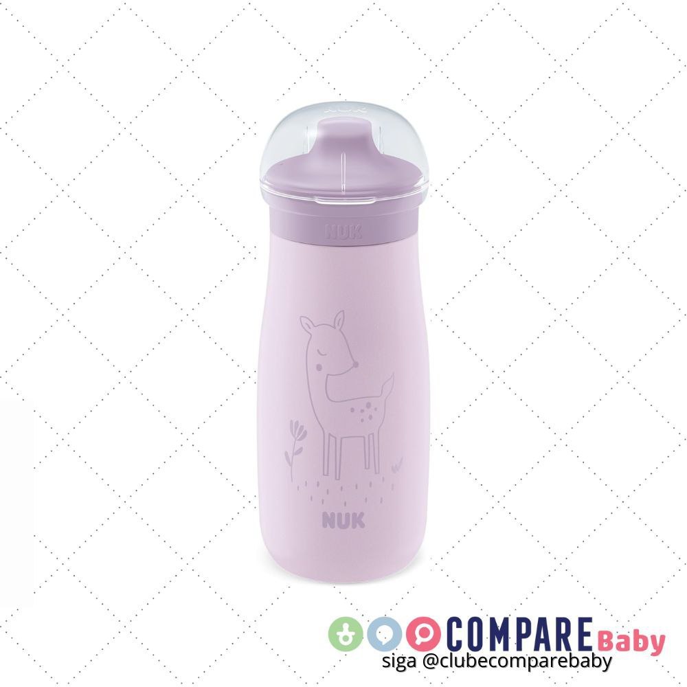 😍 Copo Inox NUK Mini-Me Sip 300ml – Lilás