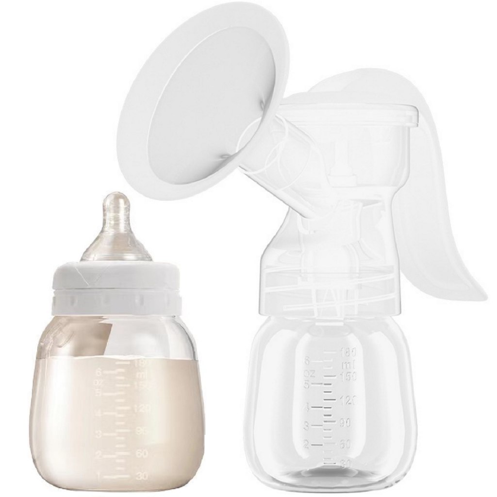 🛍️ Bomba Tirar Leite Materno Manual Sucção Bebês Bombas Pós Parto mama