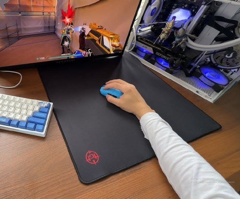 PARECE UM CAMPO DE FUTEBOL PRO SEU MOUSE FAZER GOL!