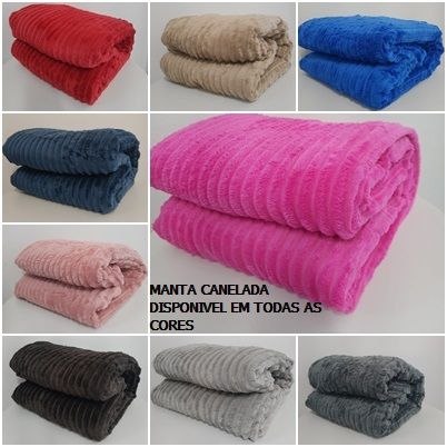 - Manta Cobertor Antialérgico Soft Alto Relevo Ondulada Canelada Mantinha Casal 2,00 X 1,8