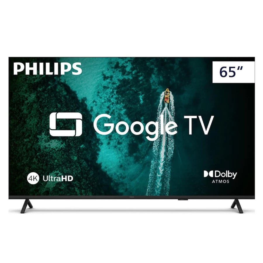 📺 Smart TV 65 polegadas 4K Philips 65PUG7419/78 Google TV