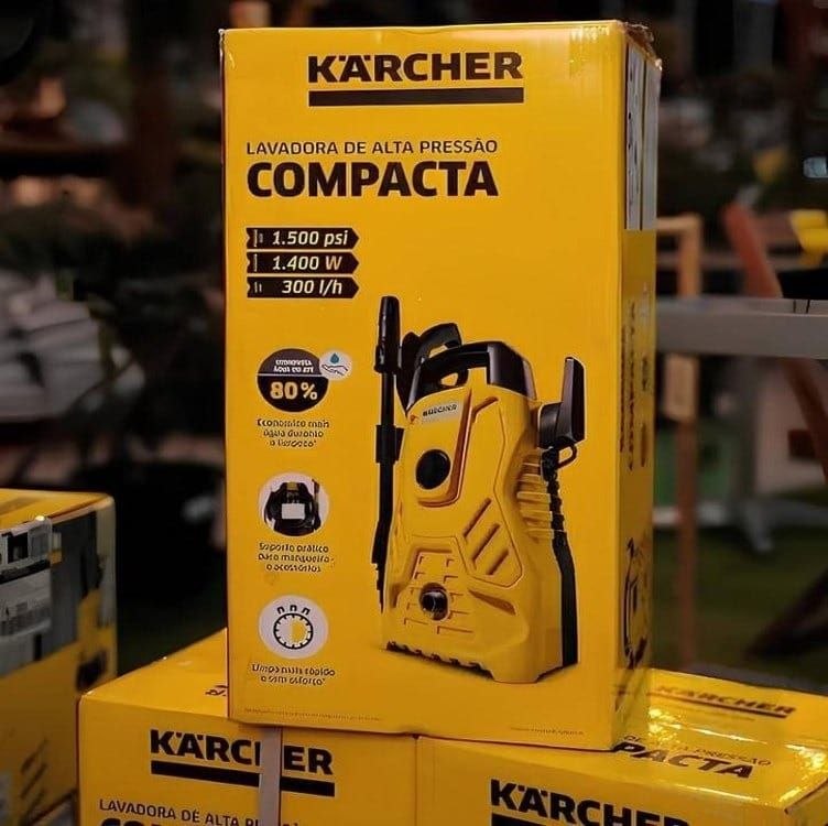 Lavadora De Alta Pressão Kärcher Compacta 1500 Psi/libras 1400w 300l/h Com Aplicador De De