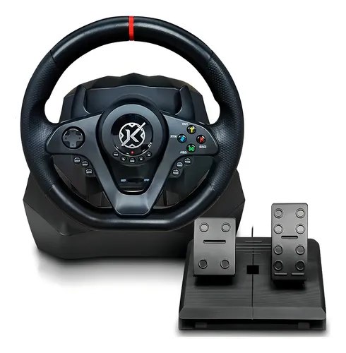 🛍️ Volante Gamer Kalkan ProRacing G300 Com Pedais para PC e Xbox