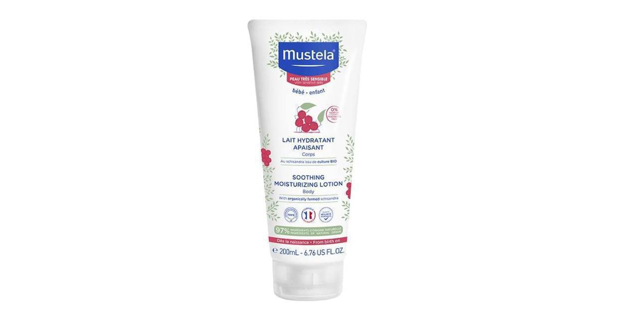 🫧  Mustela Hidratante Calmante 200Ml - Creme Infantil Sem Fragrância Para Pele Muito Sens
