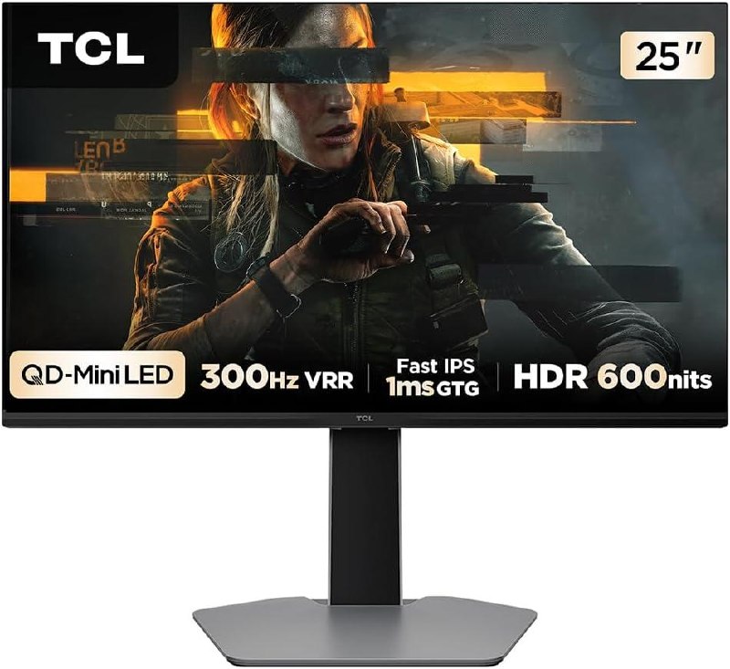 🖥️ Monitor Gamer TCL 25” QD-Mini LED 300Hz