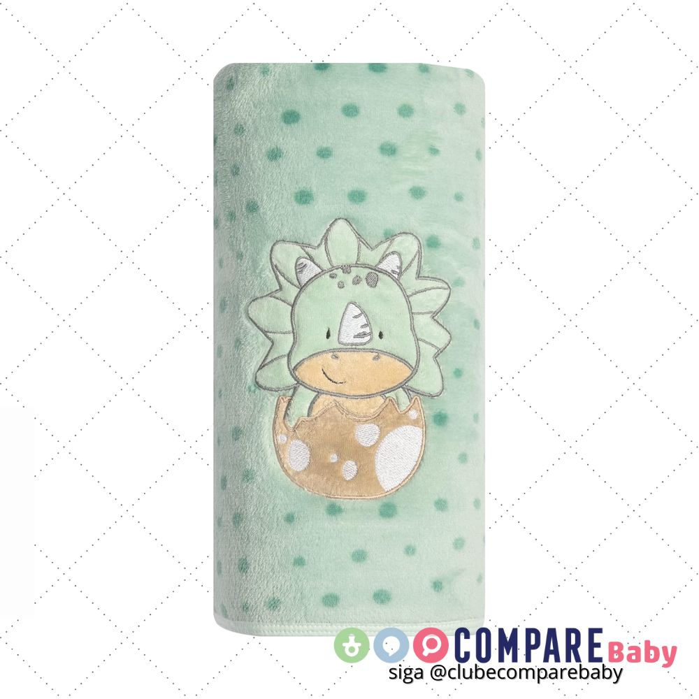 😍 Papi Textil Cobertor Bordado De Microfibra Papi Friends 1,10M X 90Cm Contem 01 Un