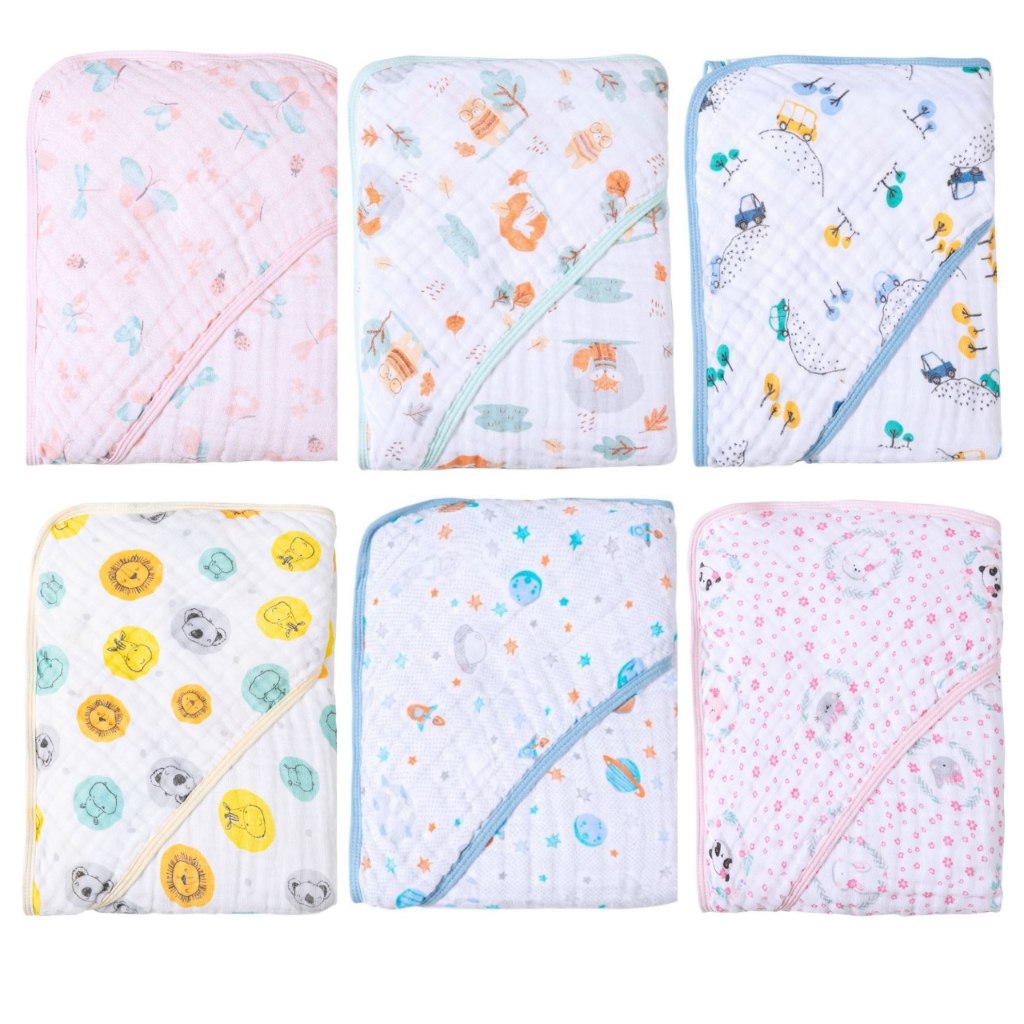 🛍️ Toalha de Banho Fralda Soft com Capuz para Bebê Papi