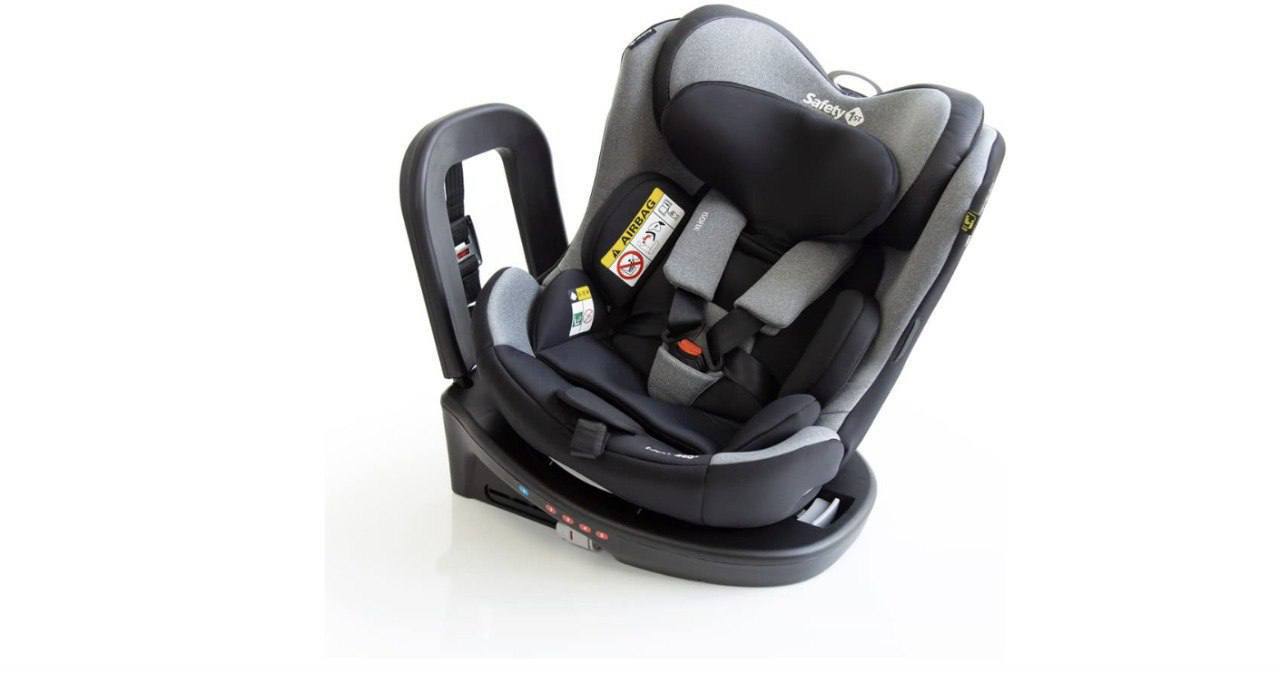 🫧 Safety 1st i-NXT – Cadeirinha 0 a 36kg, Giro 360° e Isofix, Grey Urban