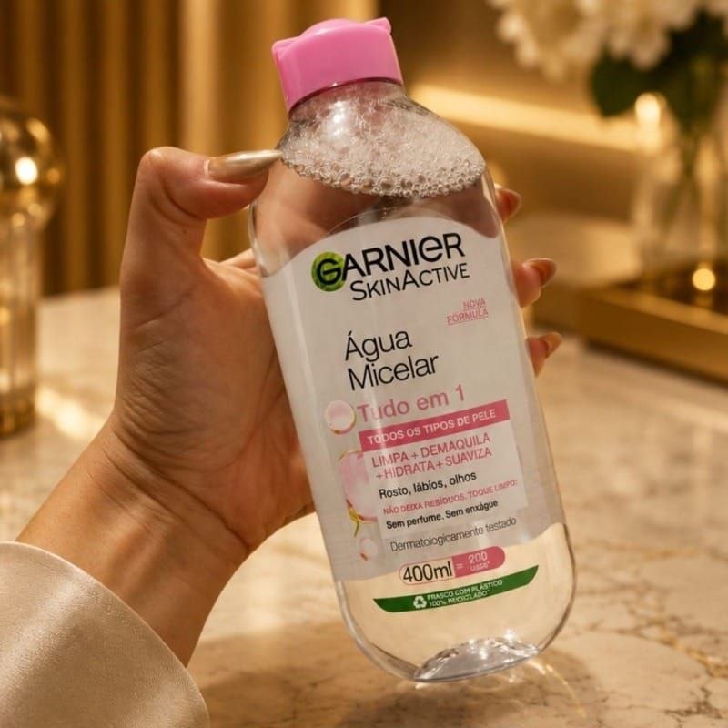 Garnier SkinActive Água Micelar de Limpeza Tudo em 1 400ml