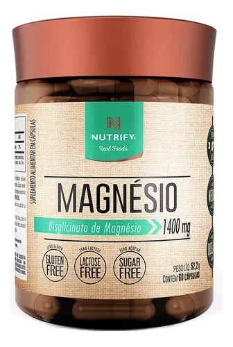 🛍️ Magnésio Bisglicinato - 60 Cápsulas - Nutrify