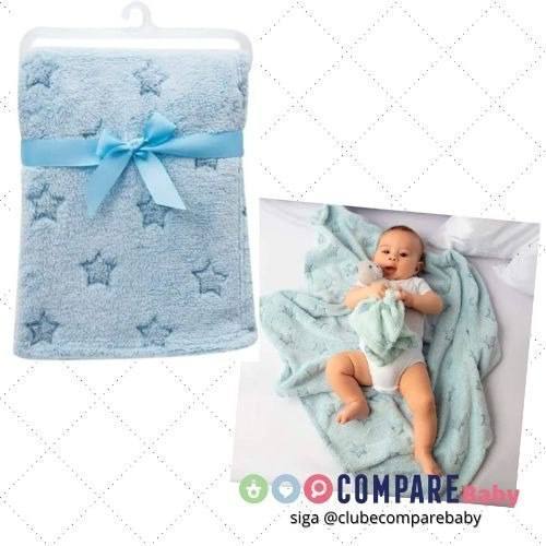 😍 Mantinha Estrelinhas Azul, Buba