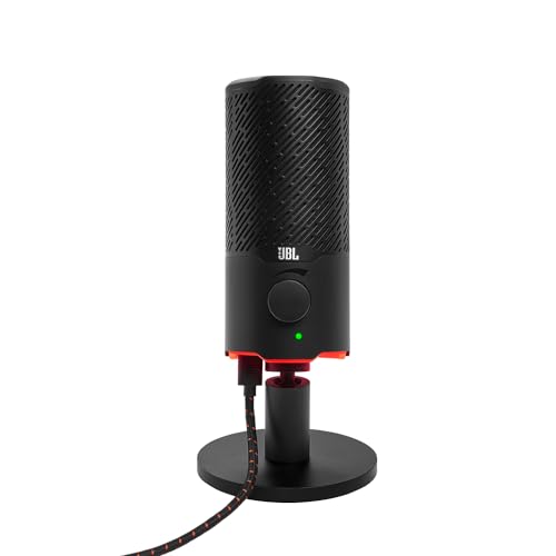 🛍️ JBL, Microfone Gamer, Quantum Stream, Impedância (ohms) > 16, Com cabo USB