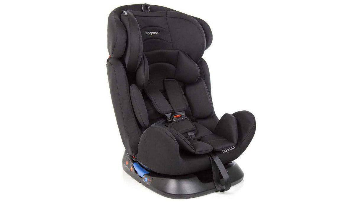 🫧 Cosco Kids, Cadeirinha Progress, 0 a 36kg, Preto Bronze