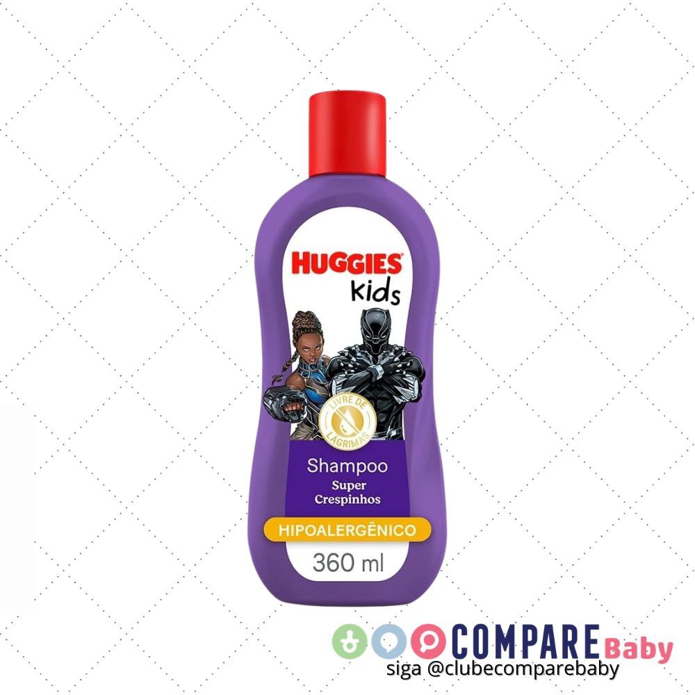 😍 Shampoo Huggies Kids Super Crespinhos 360 ml