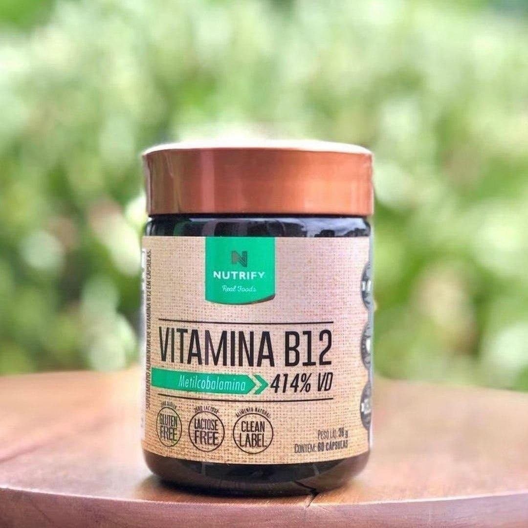 Vitamina B12 Metilcobalamina 414% 60caps Nutrify
