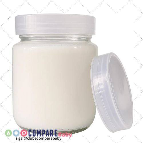 😍 12 Potes De Vidro Belem 240ml Para Armazenar Leite Materno E Papinha