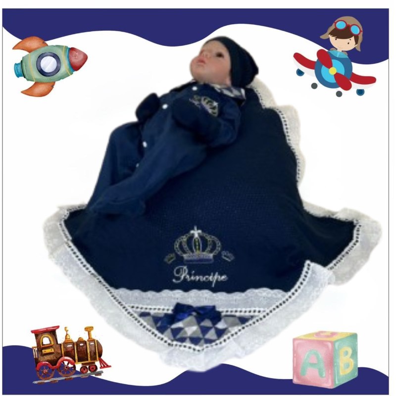 🛍️ Saída de Maternidade Menino e Menina 5 Peças Para Bebê Recém Nascido, Malha Hipoalergê