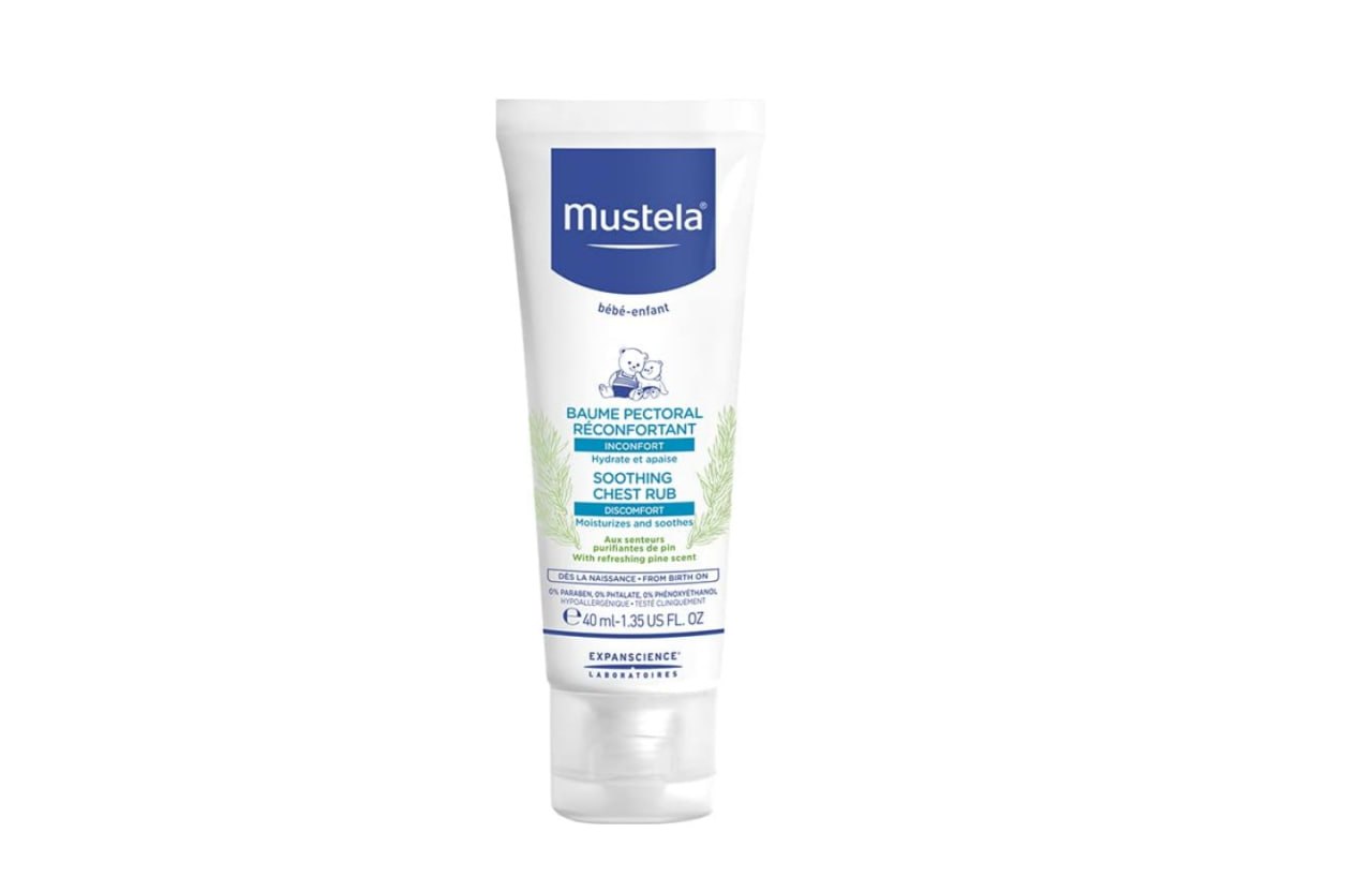 🫧 Mustela Bálsamo Peitoral Reconfortante para Bebê | 40 ml