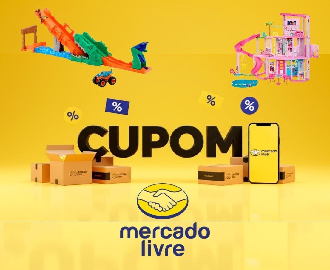 Cupom em Brinquedos Mattel no Mercado Livre 🚗