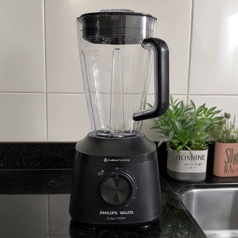 Philips Walita Liquidificador Série 3000 Turbo 1000W, Preto