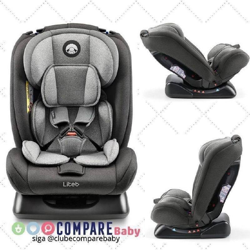 😍 Cadeira Para Auto 0-36 Kg Litet Mass Preta e Cinza - BB458 (Antiga Mass FISHER-PRICE)