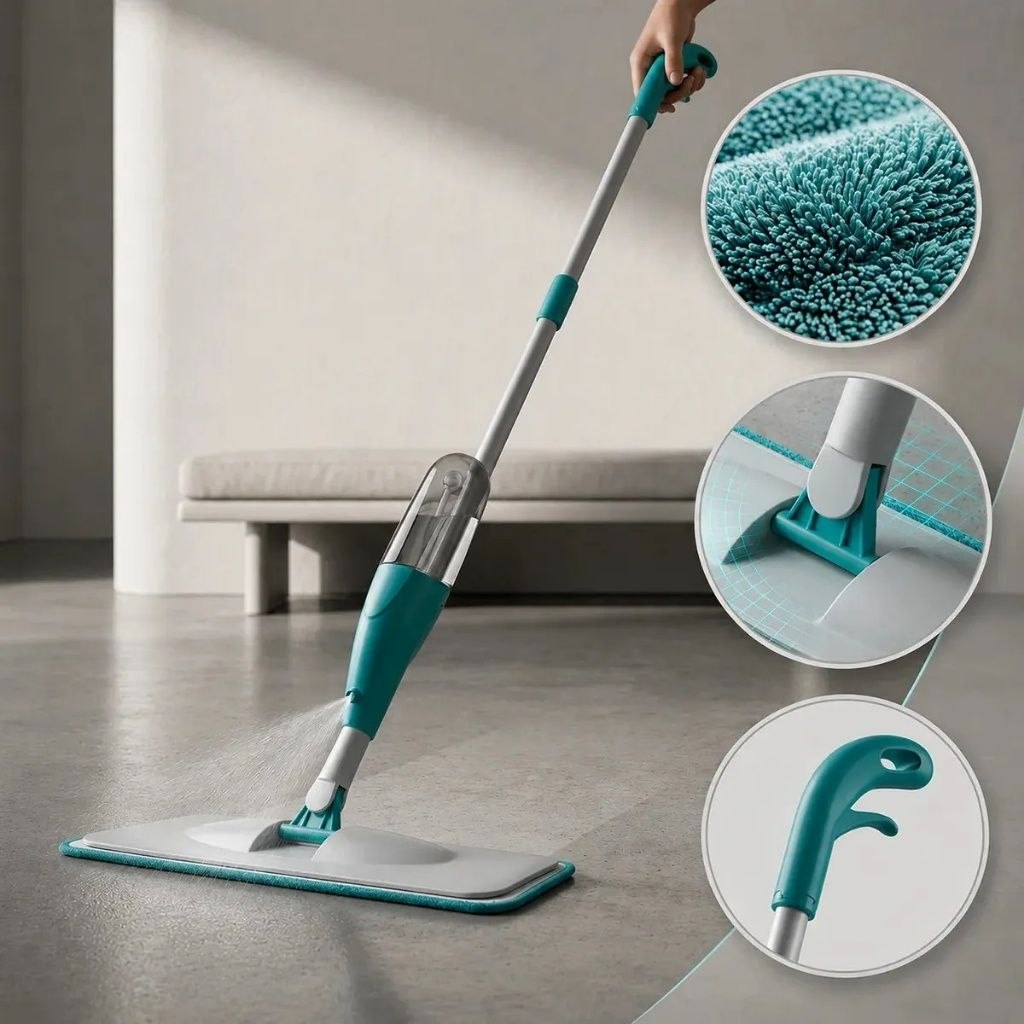 - Mop Spray Com Reservatório Esfregão Vassoura Mágica